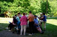 Singen und Lyrik in der Ruine